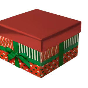 Presente com laço verde